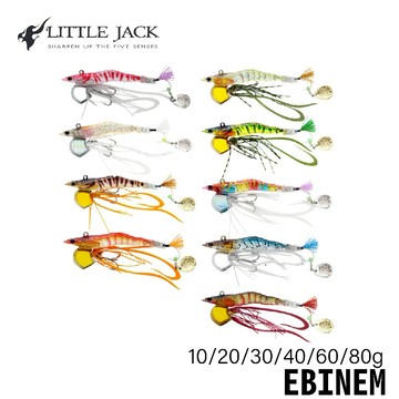 LITTLE JACK  EBINEM 10/20/30/40/60/80g 岸釣根魚、船釣根魚 船釣小鐵、微鐵 B238