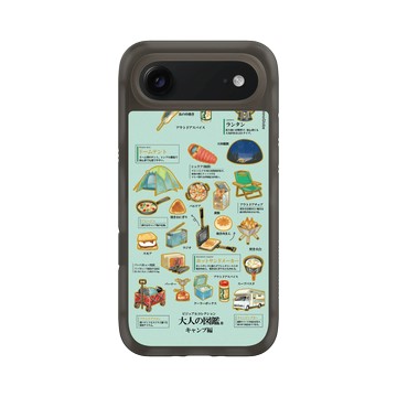 iPhone Air AirX 本質黑 - 大人の図鑑 - 露營編_圖鑑風