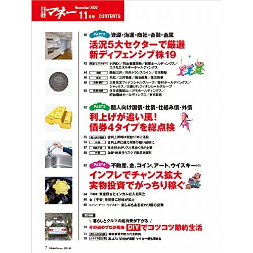 日経マネー 2022年 11 月号[雑誌] 波乱相場でもしっかり稼ぐ インフレに勝つ資産強化入門 [表紙]奈緒