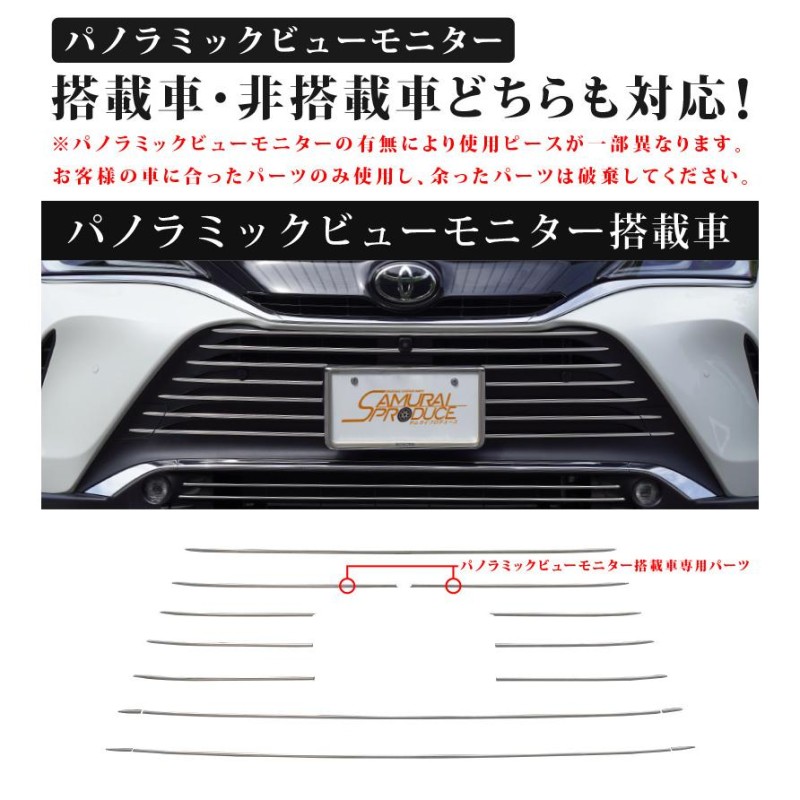 セット割 新型 ハリアー80系 フロントグリル ＆ ロアグリル ガーニッシュ 鏡面仕上げ 外装パーツセット 予約/12月20日頃入荷予定 |  LINEブランドカタログ