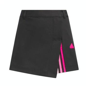 Adidas Summer Skort JJ1118 女 褲裙 運動 休閒 配腰帶 愛迪達 黑粉