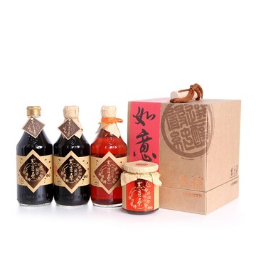 【黑豆桑】香辣珍味禮組(金豆+缸底+鳳梨淳+辣椒醬)