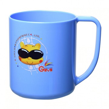 吉米中口水杯 可愛卡通圖案設計 兒童飲水安全實用  顏色隨機  1入