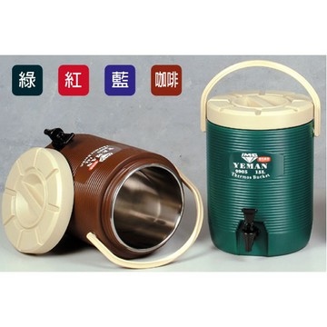 【大正餐具批發】台灣製 一體成形不銹鋼內膽 保溫茶桶 15L 飲料桶 冰桶