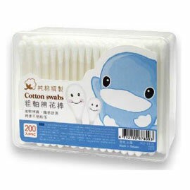 KU KU 酷咕鴨 粗軸棉花棒200入【悅兒園婦幼生活館】