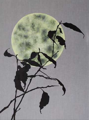 實驗繪畫作品 超級月亮2