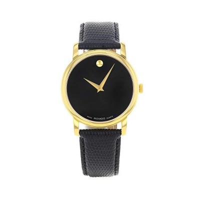 Movado Men's 2100005 Museum Gold Classic Leather Watch（並行輸入品）