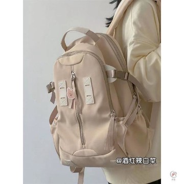 ✨ 卿選好物 ✨書包女大學生日系小衆美式復古高中學生雙肩包男大容量旅...