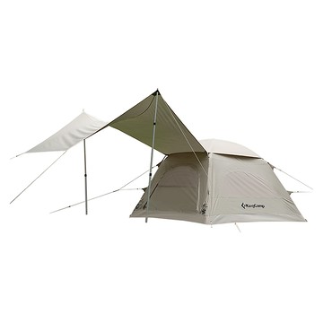 KingCamp 充氣公園帳篷  卡其色  3-4人