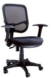 P-908 T型扶手網椅 辦公椅 / 張【APP滿額下單10%點數(單一帳號最高5000點)】1/31止