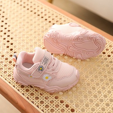 女寶寶學步鞋春秋一歲小童嬰幼兒防滑軟底嬰兒鞋子兒童春季運動鞋