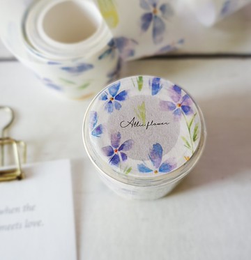 閣樓之花 3cm 帶離型紙 紙膠帶