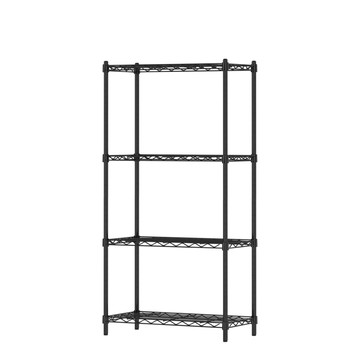 KIWISH 鐵架MIT輕型60x30x120cm四層置物架 防鏽耐用 層架 四層架 置物架 收納架 鐵力士架 貨架 廚房置物架