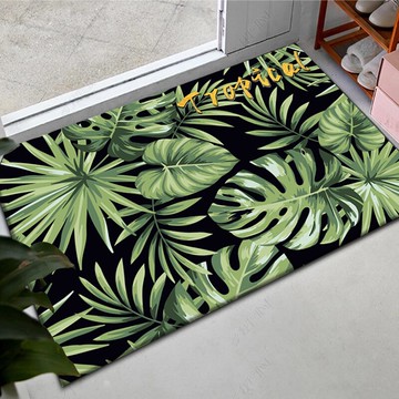 植物衛生間浴室吸水廚房防滑地墊門墊地毯臥室大門口入戶進門腳墊