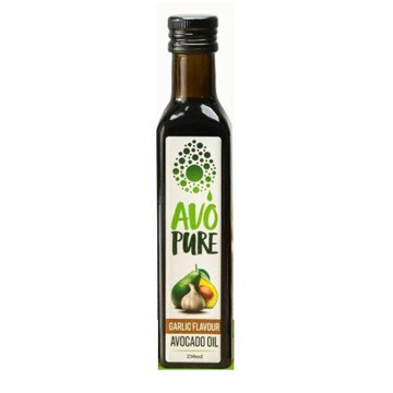 健康族  AVO-Pure100%冷壓初榨酪梨油(大蒜風味)250ml/罐