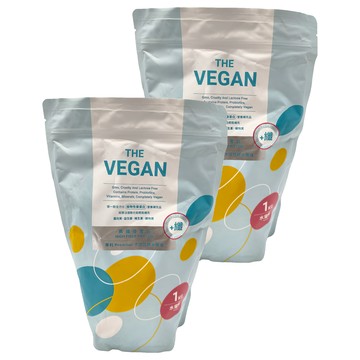 THE VEGAN 樂維根 優纖植物高纖優蛋白 水蜜桃  1kg  2包