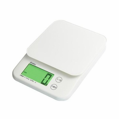 計量器 キッチンスケール デジタル 5kg 1g単位 （ デジタルスケール はかり 量り 電池付き ）