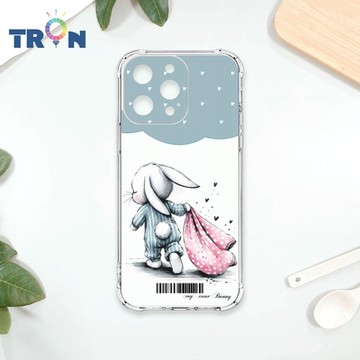 TRON IPHONE 15 PRO MAX 小動物的小被被 兔貓 四角防摔載具殼 軟殼 手機殼