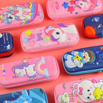 創意3D立體大容量文具盒雙層筆盒多功能鉛筆盒男女款卡通筆袋批發【遠宏-文教用品】【益三和】可開發票