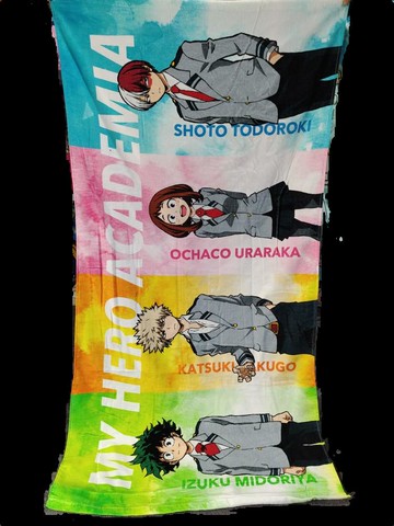 綠谷出久轟焦凍爆豪勝已歐爾麥特我的英雄學院浴巾動漫純棉日單