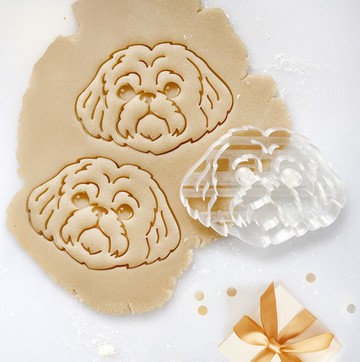 西施犬餅乾壓模