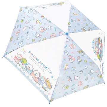 日本 J'S PLANNING - 超人氣角色兒童折畳傘-角落生物 北極熊的故鄉-藍白 (53cm)
