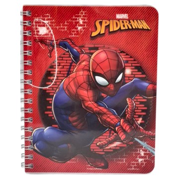 MARVEL 漫威 SPIDER-MAN 蜘蛛人 50K PP線圈筆記  紅色  2本
