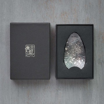 黑染純銅銀箔點綴茶匙 - Tea Scoop - KOTO TEA