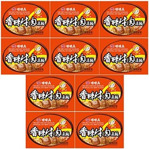 味味A 台湾ラーメン 香辣牛肉味 80G×10個