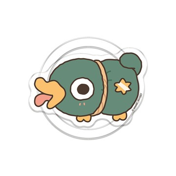 【插畫家聯名】嗚比的朋友綠豆警長MagSafe氣囊支架