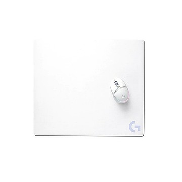 【 Logitech 羅技 】G 玩色大型滑鼠墊 白色 易於清潔
