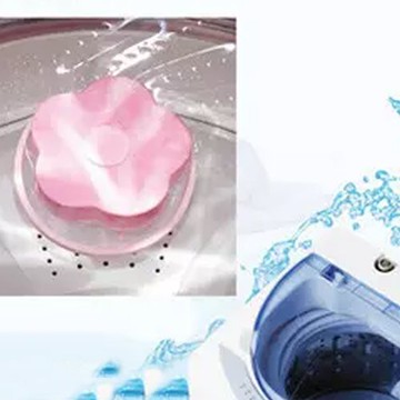 PS Mall【J399】花朵型洗衣機過濾網袋 濾毛器除毛器 洗衣球