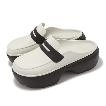 [ACS] Crocs 雪屋樂福鞋 Stomp Loafer 男鞋 女鞋 亞麻白 黑 厚底 增高 休閒鞋 卡駱馳 2099371HR