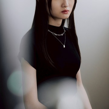 QUEENSHOP_S 女裝 雙層疊搭豆豆吊墜鎖骨鍊兩件組項鍊 現+預 【07040396】