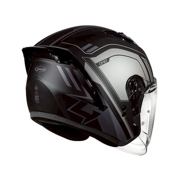 SOL 安全帽 SO-11P OF-87 公爵 消光黑銀 半罩 3/4罩 內藏墨鏡 加長鏡片 輕量化 雙D扣 雙層鏡