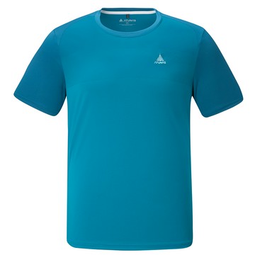 男款循環酷涼節能抑菌短袖T恤(A1TS2603MC藍綠/涼感透氣/抑菌抗臭/快乾排汗/抗紫外線)