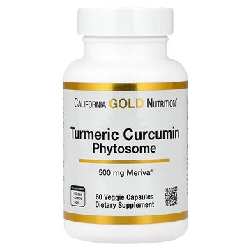California Gold Nutrition, 薑黃素磷脂複合物 Meriva®，500 毫克，60 粒素食膠囊
