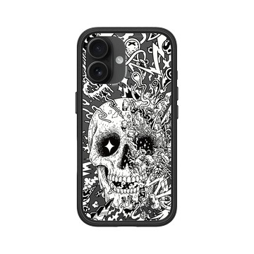 iPhone 16 Mod NX 黑 - Ted Leonid Melendres - Rebirth Skull 重生的骷髏