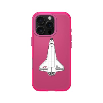 iPhone 16 Pro Clear 粉漾桃 - NASA - 太空梭1