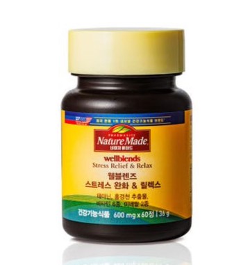 Nature Made Wellblends Stress Relief & Relax 60 Tablets (1-month supply)