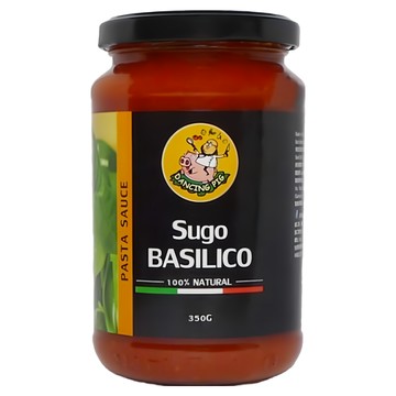 DANCING PIG 豬跳舞 義式番茄羅勒麵醬  100%義大利原裝進口  人氣名廚調配獨門醬汁  350g  1罐