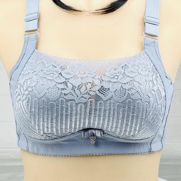 無鋼圈胸罩薄海綿模杯大胸上托聚攏性感文胸內衣女舒適夏季透氣春