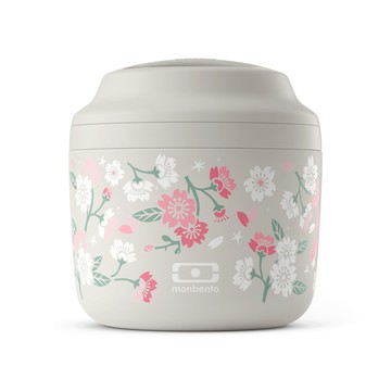 法國 monbento 升級款不鏽鋼真空悶燒罐 青櫻盛放