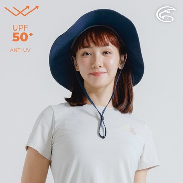 ADISI AH24088抗UV透氣快乾超撥水大盤帽 / 午夜藍