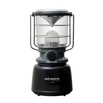 GENTOS Explorer 露營燈 1300流明 IPX4 戶外照明  黑色  1個