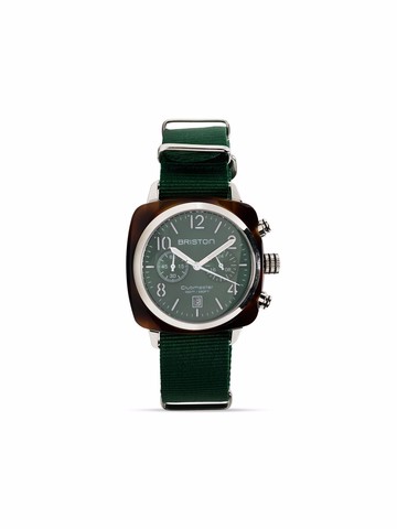 Briston Watches - Clubmaster Classic 40mm - unisex - stainless steel/glass/Acetate/Fabric - One Size - Green