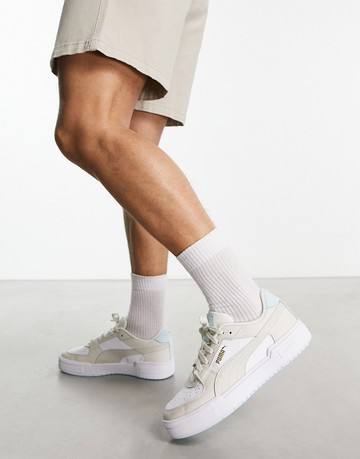 Puma CA Pro Pastel trainers in white and blue