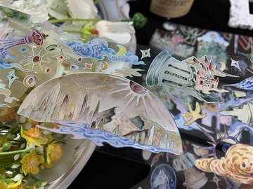 象棋幻想 PET 紙膠帶 鐳射銀 特殊工藝