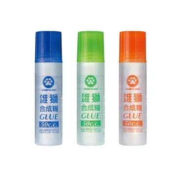【雄獅SIMBALION】HG50/1 50ml 膠水/雄獅合成糊 (顏色隨機出貨)