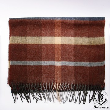 【BARONECE】經典格紋系列保暖圍巾_紅格(797040-29)